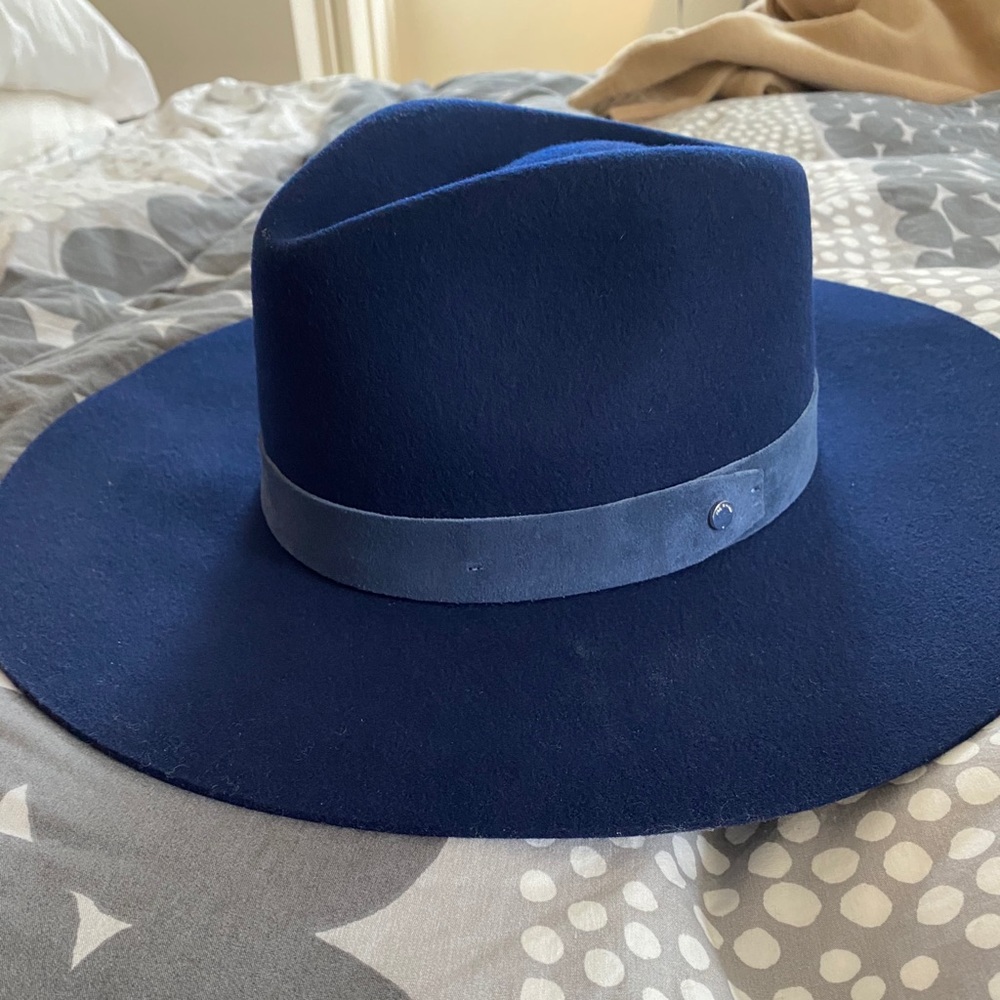 Rag & Bone Kacey Fedora! Navy blue! NWT